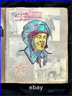 1975-1977 DEMOBILIZAION DEMBEL PHOTO ALBUM Soviet Military Art 152 photos USSR