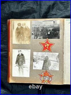 1975-1977 DEMOBILIZAION DEMBEL PHOTO ALBUM Soviet Military Art 152 photos USSR