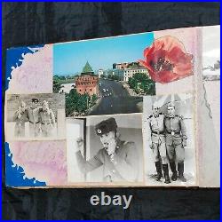 1982-84 DEMBEL PHOTO ALBUM DMB Military Art Soviet Army Soldiers Drawing SKETCH