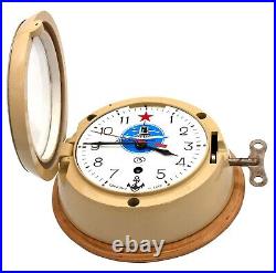 8-day Soviet NAVY 5CM-2 1988-made Boat / Submarine VOSTOK (BOCTOK) Clock