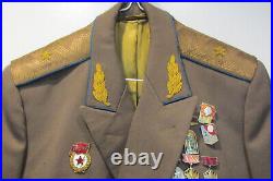 Air general uniform of the former Soviet Union c1970 Army military Russian Medal