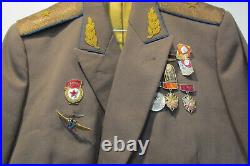 Air general uniform of the former Soviet Union c1970 Army military Russian Medal