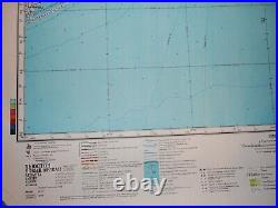 Authentic Soviet Army Military Topographic TOP SECRET Map Houston, Texas USA