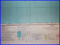 Authentic Soviet Army Military Topographic TOP SECRET Map Houston, Texas USA