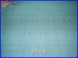 Authentic Soviet Army Military Topographic TOP SECRET Map Houston, Texas USA