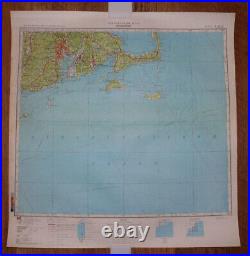 Authentic Soviet USSR Military Topographic Map Providence, Rhode Island USA #B5