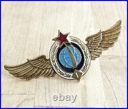 Authentic USSR Russian Space Forces Wings Military Cosmonaut Space Divisions