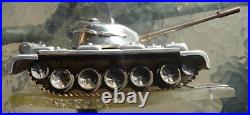 EXTREMELY RARE POLISH MILITARY T-55 Soviet TANK FACTORY STAINLESS STEEL MODEL