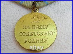 For the DEFENCE of ODESSA WWII RARE Vintage USSR Russian Military Original Medal