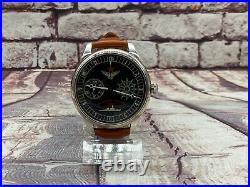 Komandirskie Soviet Marine Landing Officer Military Mechanic Wristwatch Molnija