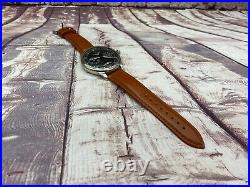 Komandirskie Soviet Marine Landing Officer Military Mechanic Wristwatch Molnija