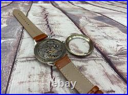 Komandirskie Soviet Marine Landing Officer Military Mechanic Wristwatch Molnija