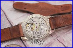 Komandirskie Soviet Navy Officer Military Mechanical Wristwatch Molnija