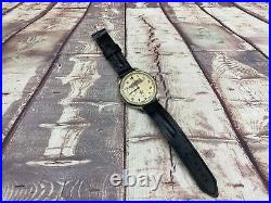 Komandirskie Soviet Train Driver Military Mechanic Wristwatch Molnija