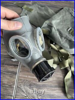 MM-1 Soviet USSR Protection Gas mask MM1 MM 1 1974 army antique Military vintage