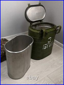 Old Vintage Military Food Thermos Army USSR 12 Liters