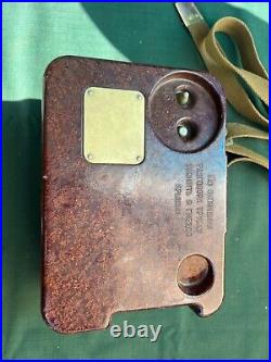 Old army field telephone TA-57 made in the USSR. Military equipment