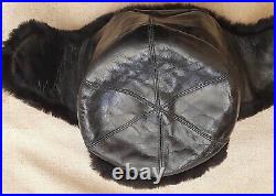 Original Officer Navy Winter Cap Hat Soviet Military size 58 USSR Ushanka