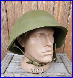 Original Steel Helmet SSH 40 WWII Russia Military Soviet Army RKKA Big Size 3