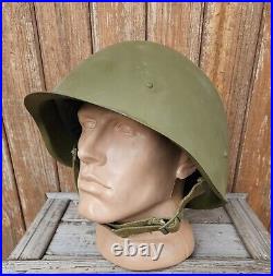 Original Steel Helmet SSH 40 WWII Russia Military Soviet Army RKKA Big Size 3