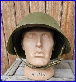 Original Steel Helmet SSH 40 WWII Russia Military Soviet Army RKKA Big Size 3