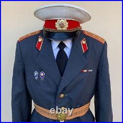 RARE! 1970-80s, Soviet Traffic Police Militia GAI Parade Military Uniform Set