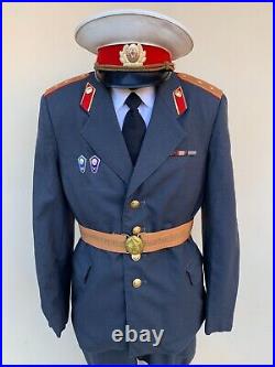 RARE! 1970-80s, Soviet Traffic Police Militia GAI Parade Military Uniform Set