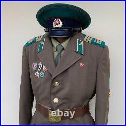 RARE! 1970-80s soviet kgb afghan war border guard military solider's uniform set