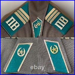 RARE! 1970-80s soviet kgb afghan war border guard military solider's uniform set