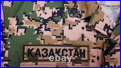 RARE Digital Rip-Stop Camo Military Uniform Suit Kazakhstan's Army ex-USSR