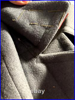 RARE VINTAGE Soviet Star Russian USSR Red Army Wool Uniform Coat Jacket Military