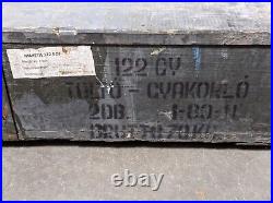 RARE Vintage Military Wood Crate Soviet 122mm