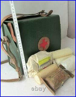 RARE Vintage OLD USSR Soviet Russian Military ARMY Medic FIRST AID Bag, Case