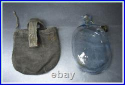 RKKA 1940's Vintage Soviet military soldier's water flask with Canvas Case #134