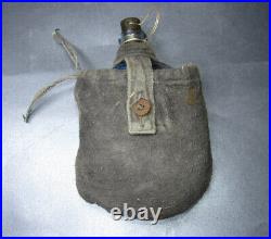 RKKA 1940's Vintage Soviet military soldier's water flask with Canvas Case #134