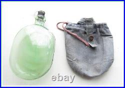 RKKA 1940's Vintage Soviet military soldier's water flask with Canvas Case #223