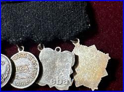 RUSSIAN FED/USSR ORDERs/ Medals Miniature Bar of 6 Awards 2 Orders 4 Medals