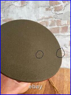 Rare Soviet Military Visor Cap Army Khaki Hat Size 54 USSR 1957