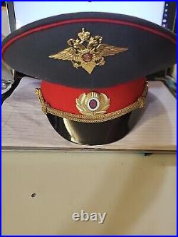 Russian Federation Soviet Military Police Hat Excellent Condition