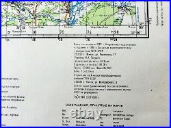 Russian Soviet Military Topographic Map BELARUS, Novozybkov, Gomel, 1200 000