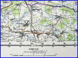 Russian Soviet Military Topographic Map BELARUS, Novozybkov, Gomel, 1200 000