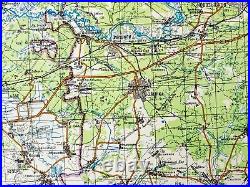 Russian Soviet Military Topographic Map BELARUS, Novozybkov, Gomel, 1200 000