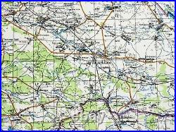 Russian Soviet Military Topographic Map BELARUS, Novozybkov, Gomel, 1200 000