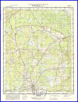 Russian Soviet Military Topographic Maps LATVIA, 150 000 (286 maps set)