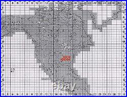 Russian Soviet Military Topographic Maps state TENNESSEE (USA), 1500 000