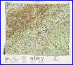 Russian Soviet Military Topographic Maps state TENNESSEE (USA), 1500 000