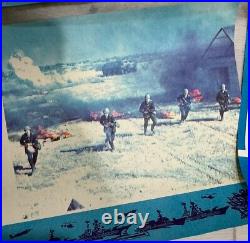 Russian USSR SOVIET NAVY Propaganda Military Poster & Banners 22x 9 LOT OF 17