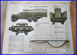 Set of Rare Original Soviet Vintage Posters Military equipment and weapons USSR