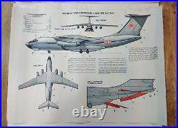 Set of Rare Original Soviet Vintage Posters Military equipment and weapons USSR