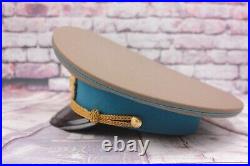 Soviet Air Force Aviation General Military Visor Cap Original 56 size